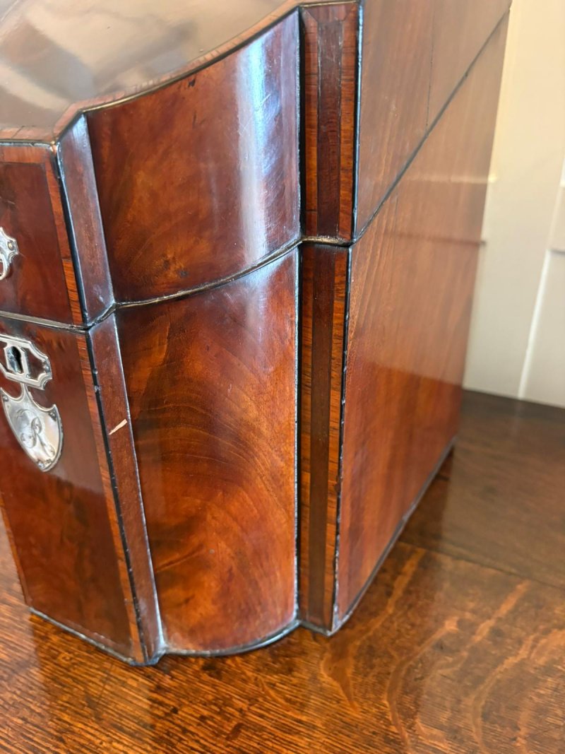 Antique Quality 18th Century Georgian Mahogany Letter Holder